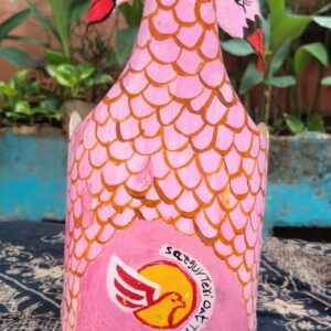 Pink Duck Planter